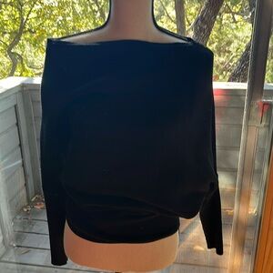 Reiss black boat neck sweater